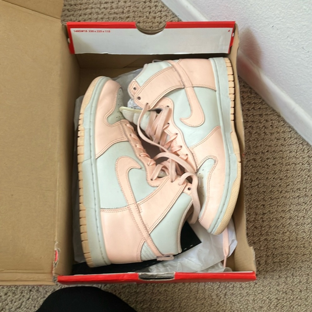 Crimson Tint Pink Nike Dunks